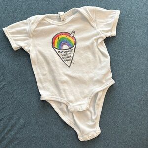 Hawaii Rainbow Baby Onesie